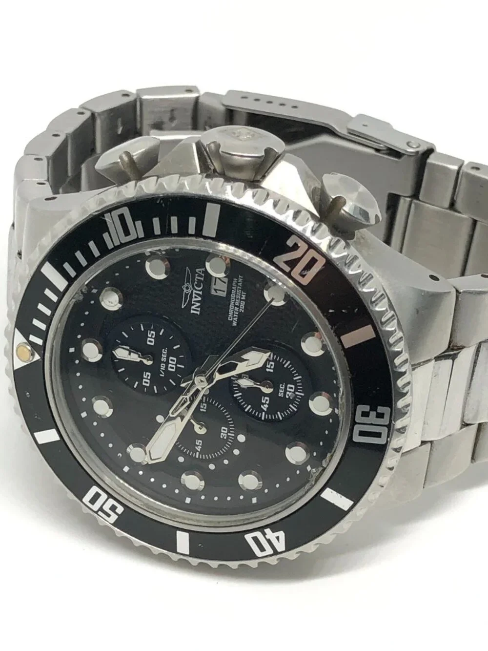 Invicta Men's 18906 Master Of Ocean Pro Diver Chronograph 52mm 200M Black Watch